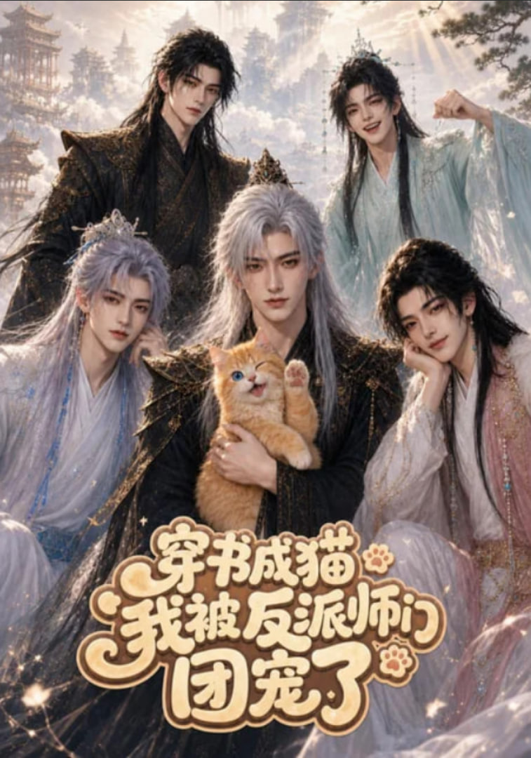 穿书成猫，我被反派师门团宠了